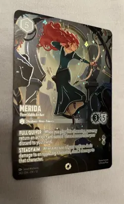 Merida - Formidable Archer Iconic Disney Lorcana Wilds Unknown 242/204 Nm/Vlp - Image 4