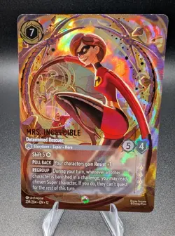 Disney Lorcana Wilds Unknown Enchanted Foil "MRS. INCREDIBLE" 239/204 SSP 🔥🔥 - Image 1