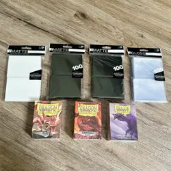 Lot Ultra Pro Dragon Shield Standard Size Deck Protector NEW Gaming Card Sleeves - Image 1
