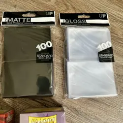 Lot Ultra Pro Dragon Shield Standard Size Deck Protector NEW Gaming Card Sleeves - Image 3