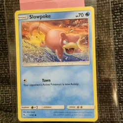 Slowpoke Hidden Fates 12/68 Pokemon Card NM : FREE SHIPPING, TCG, CUTE GIFT PINK - Image 2