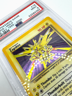 Pokemon Card Zapdos Holo Base Set - 4th UK Print 1999-2000 - PSA 9 POP 29 - Image 3
