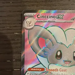 Pokemon Cinccino EX 105/086 CRI Holo 240 HP Stage 1 English Card - Image 5