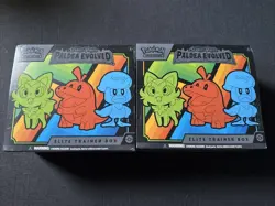 Pokemon Scarlet & Violet Paldea Evolved Elite Trainer Box Lot Of 2 - Image 1
