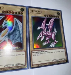 Seiyaryu And Hyozanryu Holo Rare Yugioh Card Lot - Image 3