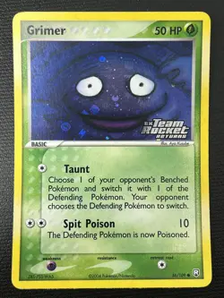 Grimer 56/109 EX Team Rocket Returns Stamped Reverse Holo Pokemon TCG Card NM - Image 1