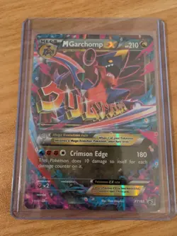 M Garchomp EX Holo Card XY168 Near Mint 2016 - Image 1