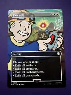 Farewell Universes Beyond: Fallout Rare Regular Sorcery White 0358 2023 MTG NM - Image 1