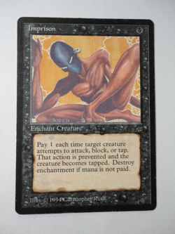 Imprisons Legends LP Lightly Played English MTG Magic the Gathering - Image 1