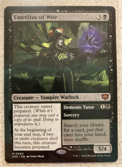 Emeritus of Woe, Secrets of Strixhaven, Magic: the Gathering Mythic NM - Image 1