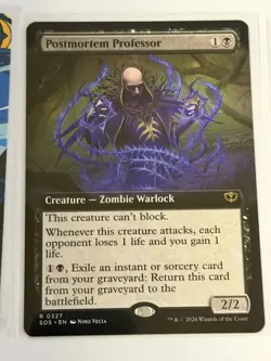 Postmortem Professor Extended Art Secrets of Strixhaven 327 - Image 1