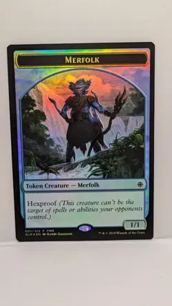 Merfolk Treasure (001) Token FNM Promos Foil - Image 2