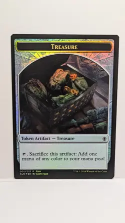 Merfolk Treasure (001) Token FNM Promos Foil - Image 3