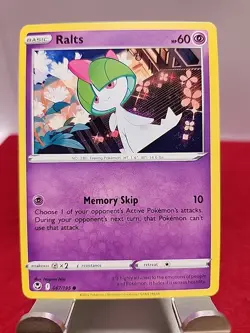 Ralts 067/195 Silver Tempest Pokemon TCG Card NM Cute Baby Gift Psychic Common - Image 1