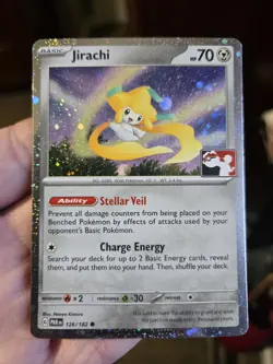 Jirachi Holo Pokemon Prize Pack Series 5 Promo Pokemon Card NM/LP Play Stamp - Image 1