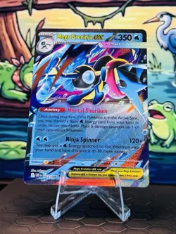 Pokemon Mega Greninja Ex 022/086 Chaos Rising Double Rare - Image 1