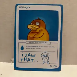 Sigh Duck (Psyduck) 10/90 - Pokedoodles No-Scalp Series Fan Art - Pokemon - Image 1