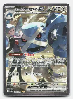 Steven's Metagross ex 289/217 Ascended Heroes Pokemon NM - Image 1
