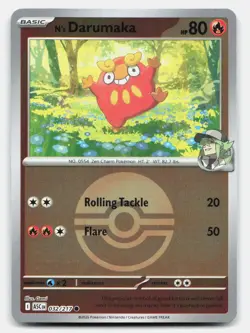 N's Darumaka (Poke Ball) 032/217 Common Ascended Heroes Pokemon Reverse Holo NM - Image 1