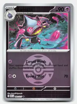 Banette (Dusk Ball) 091/217 Holo Ascended Heroes Pokemon Reverse Holo NM - Image 1