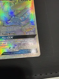 Sylveon GX Full Art Ultra Rare Holo 158/145 SM Guardians Rising Pokemon TCG - Image 5