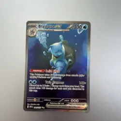 Pokemon TCG 151 Squirtle 170/165 Wartortle 171/165 Blastoise ex 200/165 - Image 2