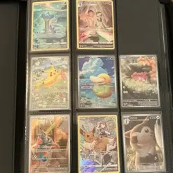 Nintendo Pokemon TCG Mixed Binder Lot Holo/Foil V VSTAR ex GX Mega, ENG - Image 1