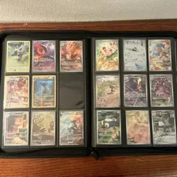 Nintendo Pokemon TCG Mixed Binder Lot Holo/Foil V VSTAR ex GX Mega, ENG - Image 2