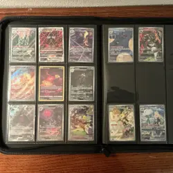 Nintendo Pokemon TCG Mixed Binder Lot Holo/Foil V VSTAR ex GX Mega, ENG - Image 4