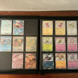 Nintendo Pokemon TCG Mixed Binder Lot Holo/Foil V VSTAR ex GX Mega, ENG - Image 5