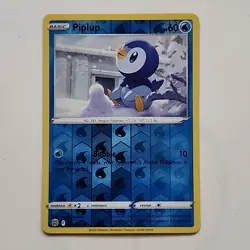 Piplup 035/172 Common Brilliant Stars Pokemon Reverse Holo Near Mint - Image 1