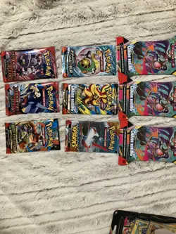 Pokemon Booster Pack Lot Of 9 Sealed Packs Chaos Rising , Destined Heroes plus!! - Image 2