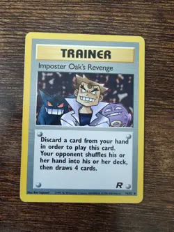 Imposter Oak's Revenge 76/82 Team Rocket Non Holo Pokemon - Image 1