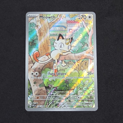 Pokemon Meowth Phantasmal Flames Holo Illustration Rare 106/094 English HP70 - Image 1