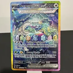 Pokemon Stellar Crown Terapagos ex 170/142 Special Illustration Rare NM/M SIR - Image 1