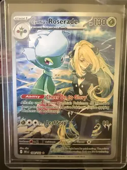 Pokemon TCG Cynthia's Roserade Destined Rivals 184/182 NM Condition - Image 1