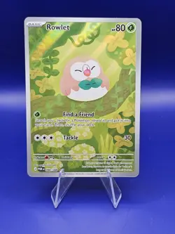 Pokemon TCG Rowlet 090/088 Perfect Order Illustration Rare Holo (A) - Image 1