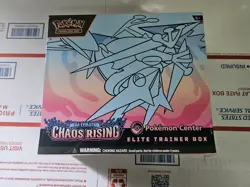 Pokemon Chaos Rising Pokemon Center ETB Elite Trainer Box - Image 1