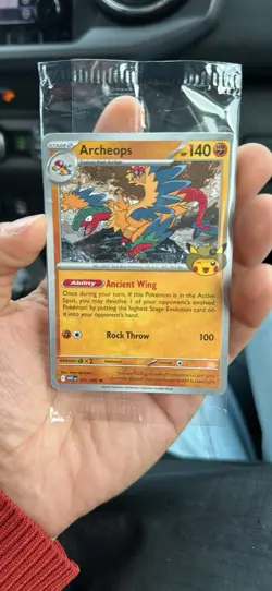 Pokemon TCG Archeops 051/086 Sv: White Flare Holo Pikachu Stamp 140 HP EN - Image 1