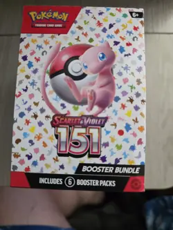 Pokemon Scarlet & Violet 151 Booster Bundle Box 6 Packs Mew 2023 English - Image 1