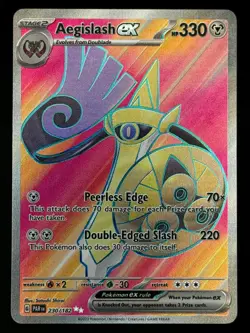 Aegislash ex 230/182 Ultra Rare Paradox Rift Pokemon Near Mint - Image 1