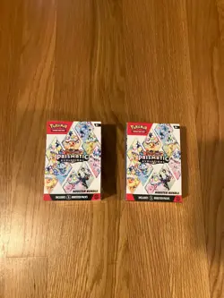 NEW SEALED Pokemon 2X TCG Scarlet & Violet Prismatic Evolutions Booster Bundle - Image 1