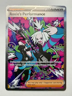 Pokemon Roxie's Performance Special Illustration Rare SIR Chaos Rising 121/086 - Image 1