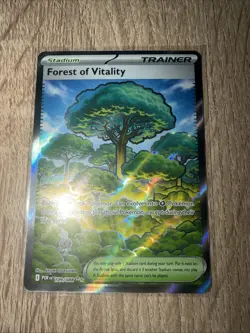 Pokemon TCG Forest of Vitality Trainer-Stadium Full Art Holo 109/068 POR English - Image 1
