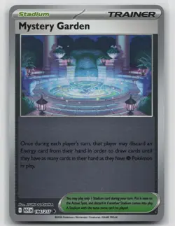 Mystery Garden 194/217 Uncommon Ascended Heroes Pokemon Reverse Holo Near Mint - Image 1