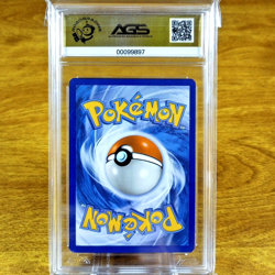 Pokemon Scarlet & Violet Base Secret Arcanine EX 224/198 AGS Mint+ 9.5 Holo 2023 - Image 2