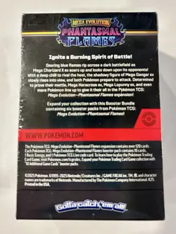 Pokemon TCG: Mega Evolution Phantasmal Flames Booster Bundle ME02 (6 Packs) - Image 3