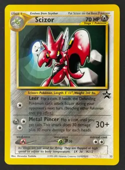 Pokemon TCG: Scizor - WOTC Promo Regular 33/53 - Near Mint - Image 1
