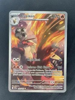 Pokemon Blaziken 192/182 Sv10 Destined Rivals Illustration Rare Holo 170 HP - Image 1