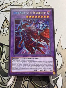 Yu-Gi-Oh! Dark Magician of Destruction, Secret Rare, 1st Ed MZMU-EN011, NM - Image 1